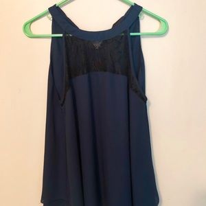 Navy Blue ✨ High Neck Tank